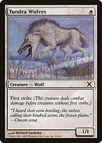 Matte Finish Tenth Edition Tundra Wolves ( #54 )