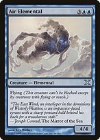 Matte Finish Tenth Edition Air Elemental ( #64 )