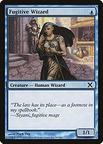 Matte Finish Tenth Edition Fugitive Wizard ( #86 )