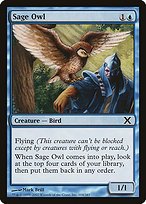 Matte Finish Tenth Edition Sage Owl ( #104 )