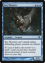 Matte Finish Tenth Edition Sea Monster ( #106 )