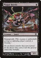 Matte Finish Tenth Edition Plague Beetle ( #168 )