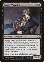 Matte Finish Tenth Edition Sengir Vampire ( #176 )