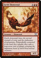 Matte Finish Tenth Edition Earth Elemental ( #199 )