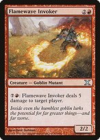 Matte Finish Tenth Edition Flamewave Invoker ( #202 )