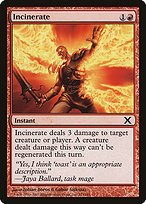 Matte Finish Tenth Edition Incinerate ( #213 )