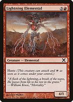 Matte Finish Tenth Edition Lightning Elemental ( #217 )