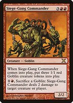 Matte Finish Tenth Edition Siege-Gang Commander ( #234 )