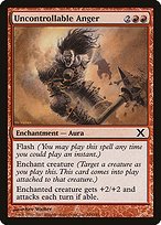 Matte Finish Tenth Edition Uncontrollable Anger ( #244 )