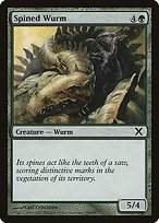 Matte Finish Tenth Edition Spined Wurm ( #298 )
