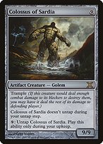 Matte Finish Tenth Edition Colossus of Sardia ( #317 )