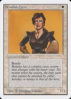 Matte Finish Unlimited Edition Benalish Hero ( #4 )