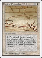 Matte Finish Unlimited Edition Circle of Protection: White ( #14 )