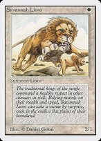 Matte Finish Unlimited Edition Savannah Lions ( #39 )