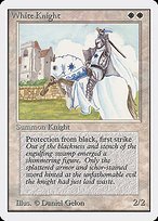 Matte Finish Unlimited Edition White Knight ( #44 )