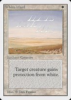 Matte Finish Unlimited Edition White Ward ( #45 )