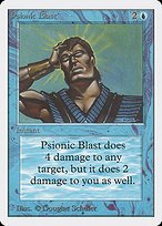 Matte Finish Unlimited Edition Psionic Blast ( #75 )