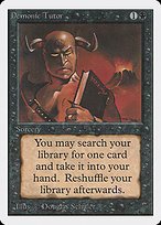 Matte Finish Unlimited Edition Demonic Tutor ( #105 )