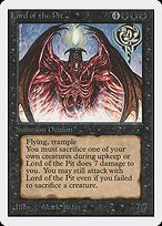 Matte Finish Unlimited Edition Lord of the Pit ( #115 )