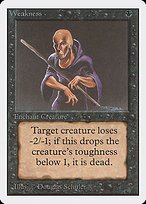 Matte Finish Unlimited Edition Weakness ( #135 )