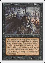 Matte Finish Unlimited Edition Zombie Master ( #138 )
