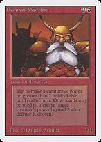Matte Finish Unlimited Edition Dwarven Warriors ( #144 )
