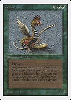 Matte Finish Unlimited Edition Cockatrice ( #190 )
