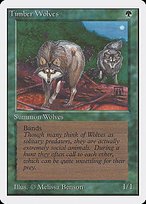 Matte Finish Unlimited Edition Timber Wolves ( #220 )