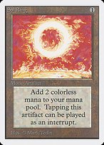 Matte Finish Unlimited Edition Sol Ring ( #270 )