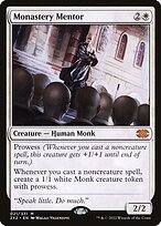 Matte Finish Double Masters 2022 Monastery Mentor ( #21 )