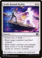 Matte Finish Double Masters 2022 Settle Beyond Reality ( #30 )