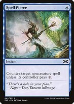 Matte Finish Double Masters 2022 Spell Pierce ( #63 )