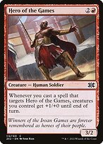 Matte Finish Double Masters 2022 Hero of the Games ( #112 )