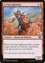 Matte Finish Double Masters 2022 Living Lightning ( #118 )