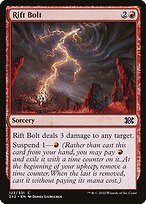 Matte Finish Double Masters 2022 Rift Bolt ( #122 )