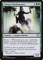 Matte Finish Double Masters 2022 Centaur Battlemaster ( #140 )