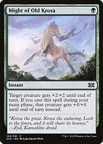 Matte Finish Double Masters 2022 Might of Old Krosa ( #153 )