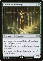 Matte Finish Double Masters 2022 Oracle of Mul Daya ( #154 )