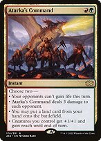 Matte Finish Double Masters 2022 Atarka's Command ( #176 )