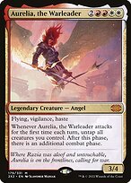 Matte Finish Double Masters 2022 Aurelia, the Warleader ( #179 )