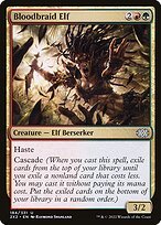 Matte Finish Double Masters 2022 Bloodbraid Elf ( #184 )