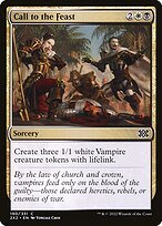Matte Finish Double Masters 2022 Call to the Feast ( #190 )