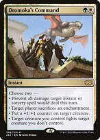 Matte Finish Double Masters 2022 Dromoka's Command ( #206 )