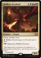 Matte Finish Double Masters 2022 Hellkite Overlord ( #225 )
