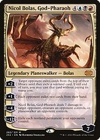Matte Finish Double Masters 2022 Nicol Bolas, God-Pharaoh ( #260 )