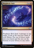 Matte Finish Double Masters 2022 Prophetic Bolt ( #265 )