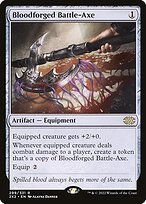 Matte Finish Double Masters 2022 Bloodforged Battle-Axe ( #299 )