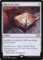 Matte Finish Double Masters 2022 Phyrexian Altar ( #311 )
