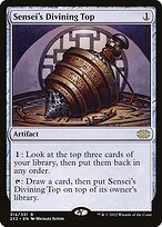 Matte Finish Double Masters 2022 Sensei's Divining Top ( #314 )