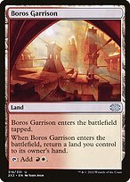 Matte Finish Double Masters 2022 Boros Garrison ( #319 )